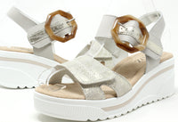 Buckle Detail Wedge Sandal