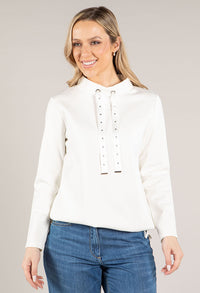 Stand Up Collar Pullover