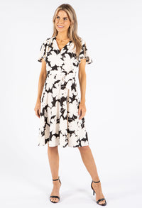 Floral Monochrome Dress