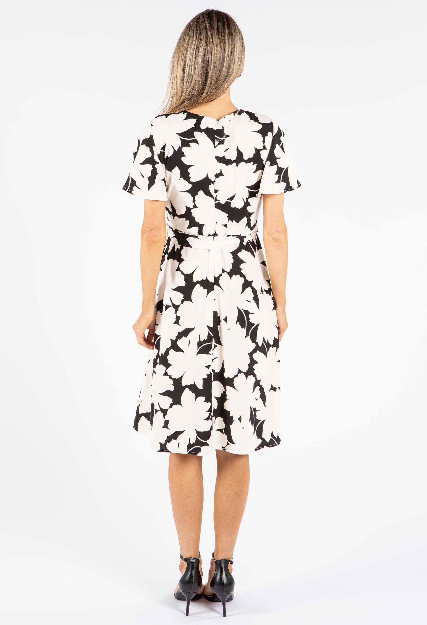 Floral Monochrome Dress