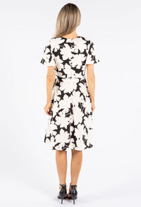 Floral Monochrome Dress