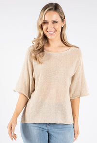 Two Tone Knit Pullover