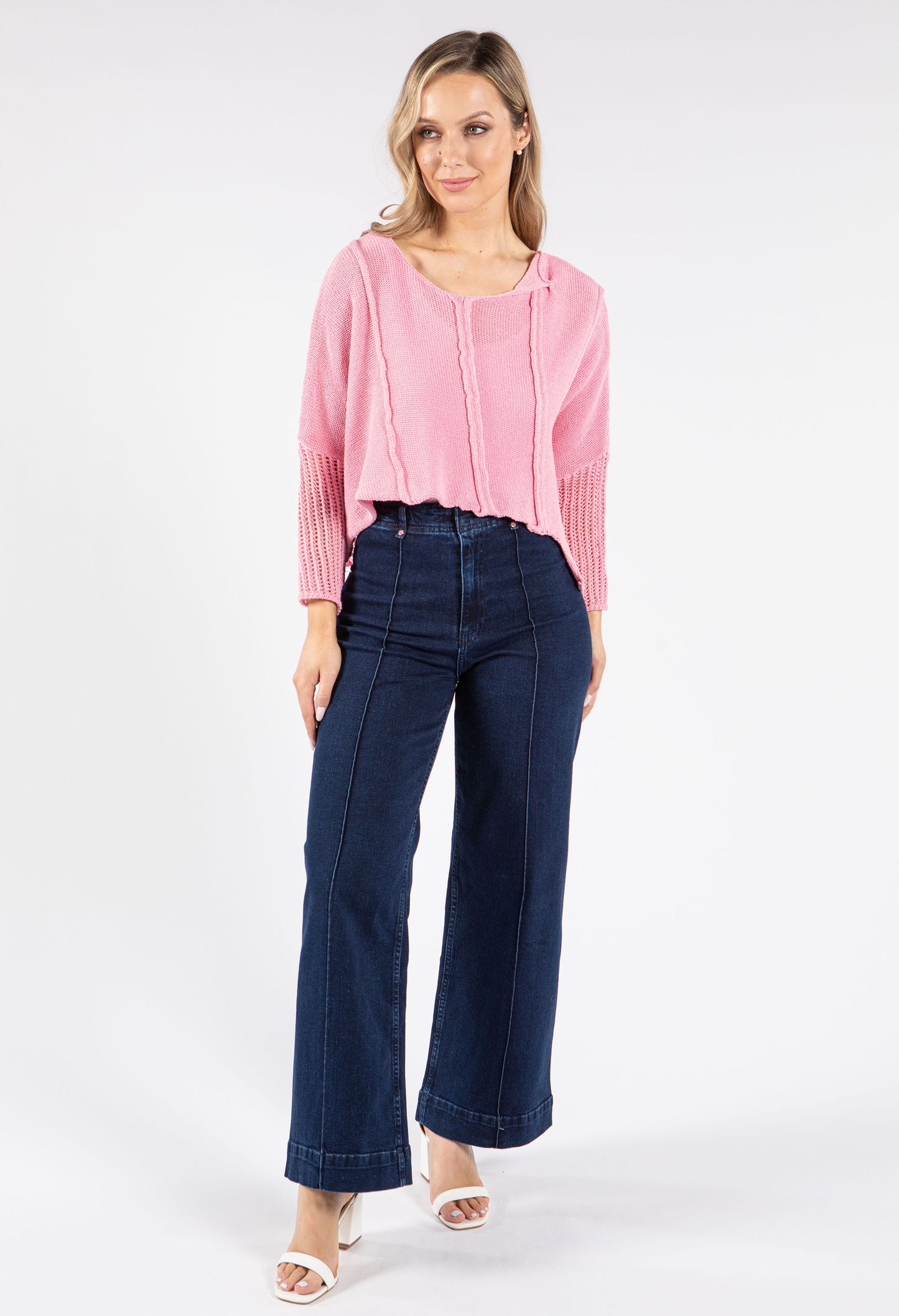 Relaxed Cropped Knit