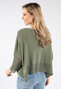 Relaxed Cropped Knit