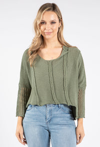 Relaxed Cropped Knit