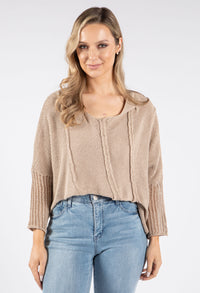 Relaxed Cropped Knit