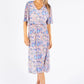 Floral Plisse Pop Over Dress