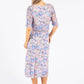 Floral Plisse Pop Over Dress