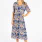 Floral Plisse Pop Over Dress