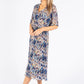 Floral Plisse Pop Over Dress