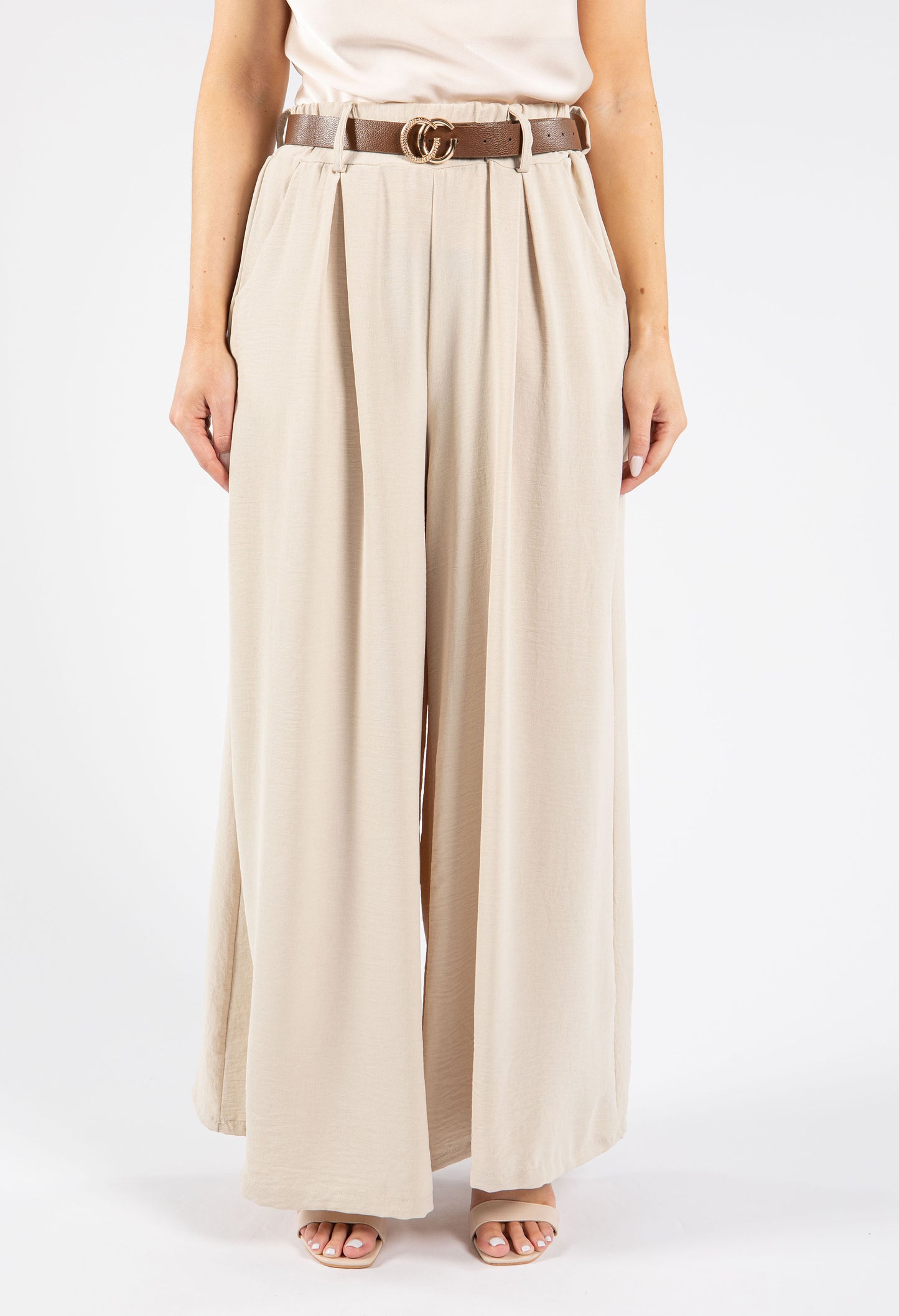 Relaxed Belt Trousers