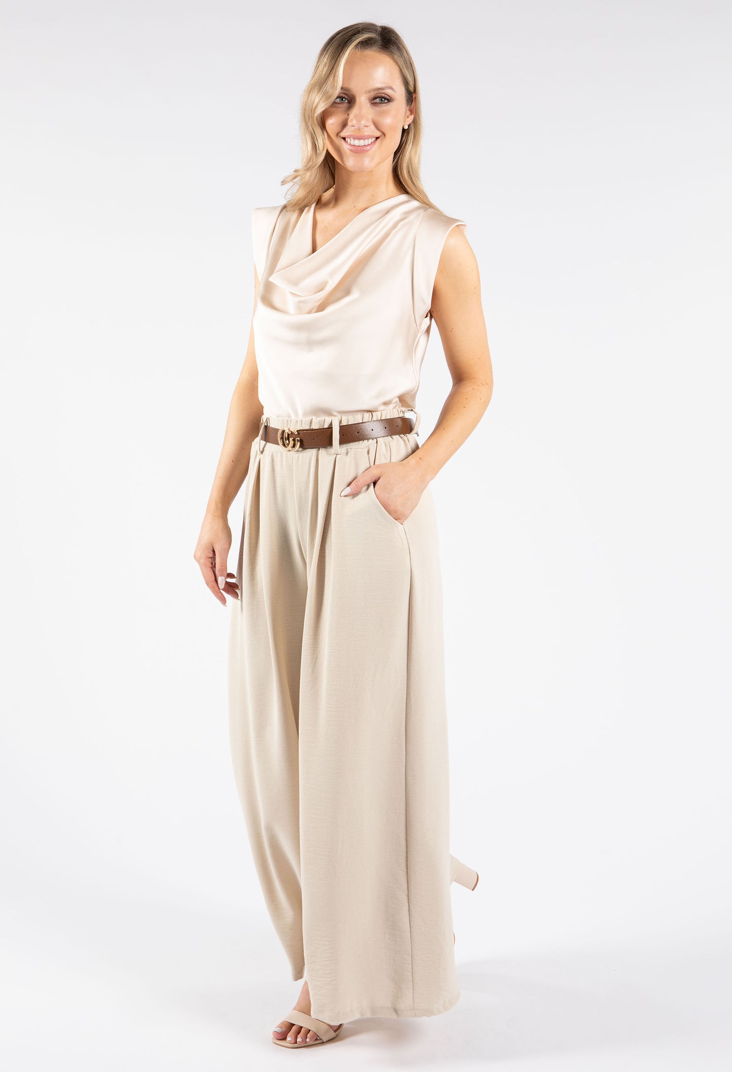 Relaxed Belt Trousers