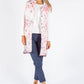 Longline Floral Print Gilet