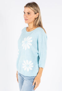 Relaxed Floral Fit Knit