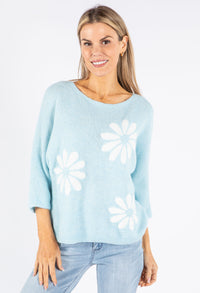 Relaxed Floral Fit Knit