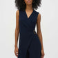 Jewel Belted V-neck Jumpsuit