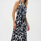 Knee-length Wrap Dress