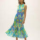 Sleeveless Abstract Maxi Dress