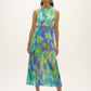 Sleeveless Abstract Maxi Dress