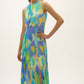 Sleeveless Abstract Maxi Dress