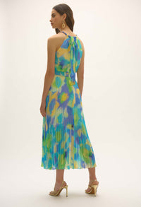 Sleeveless Abstract Maxi Dress