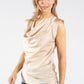 Cowl Neck Satin Top