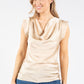 Cowl Neck Satin Top