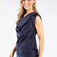 Cowl Neck Satin Top