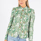 Jungle Print Buttoned Jacket