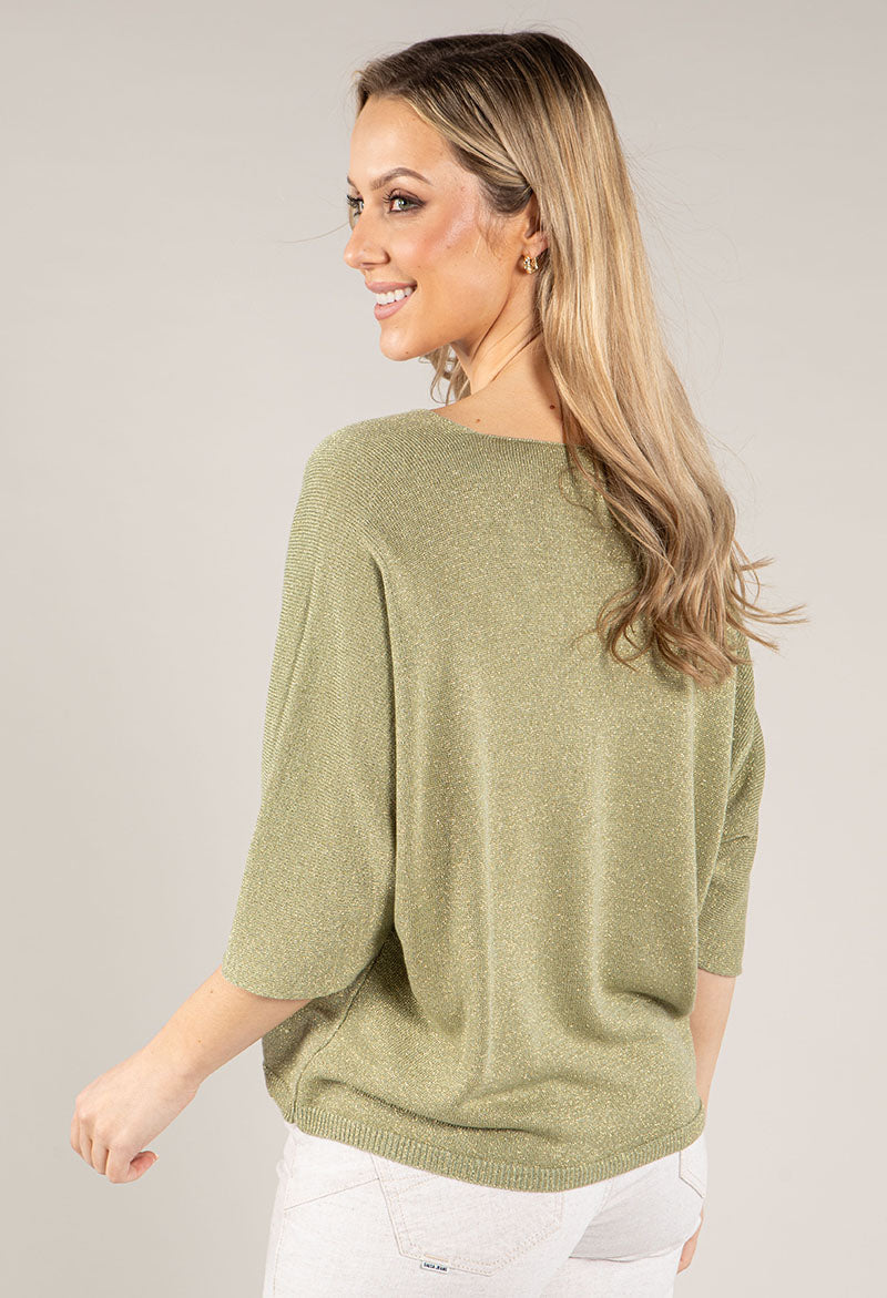 Lurex Knit Top