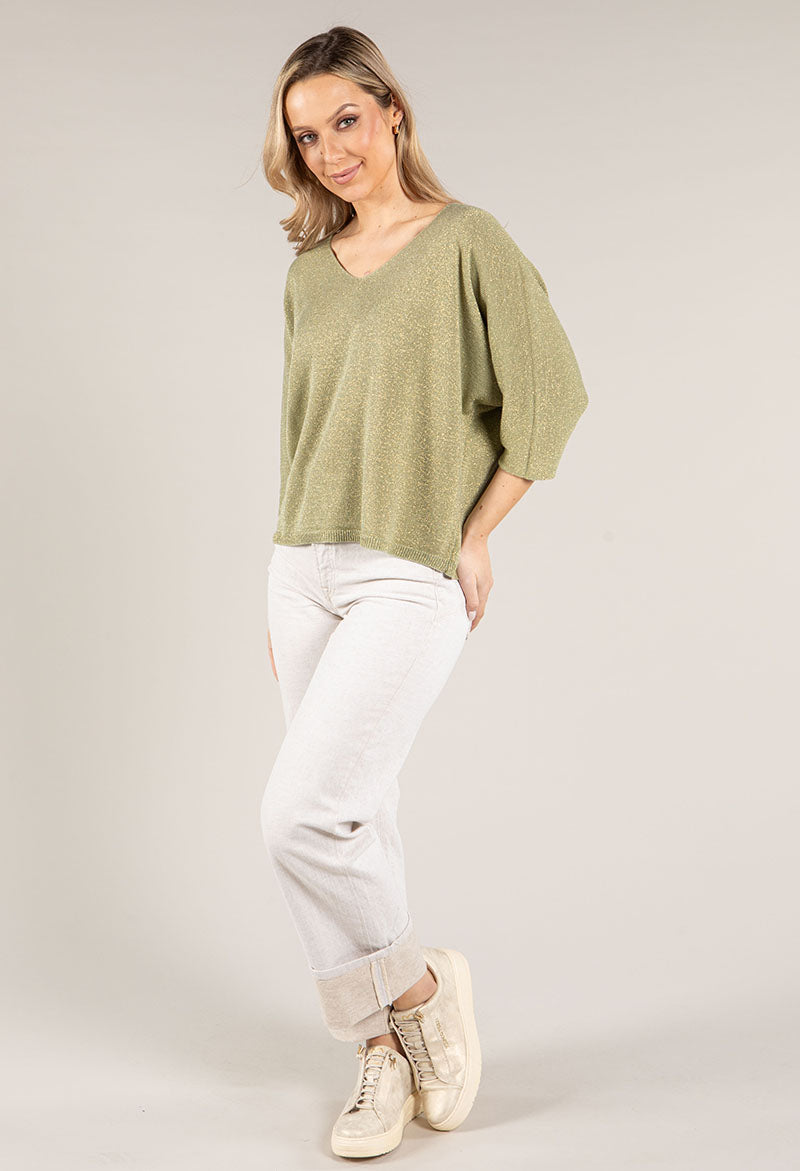 Lurex Knit Top