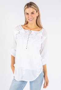 Sequin and Lace Blouse