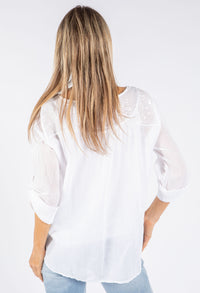 Sequin and Lace Blouse