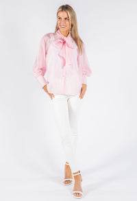 Pussy Bow Tencel Blouse