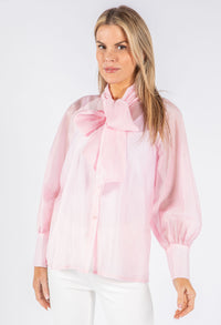 Pussy Bow Tencel Blouse