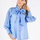 Pussy Bow Tencel Blouse