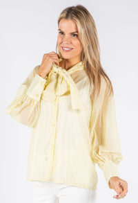 Pussy Bow Tencel Blouse