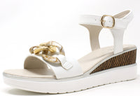 Buckle Wedge Sandal