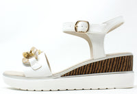 Buckle Wedge Sandal