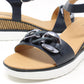 Buckle Wedge Sandal