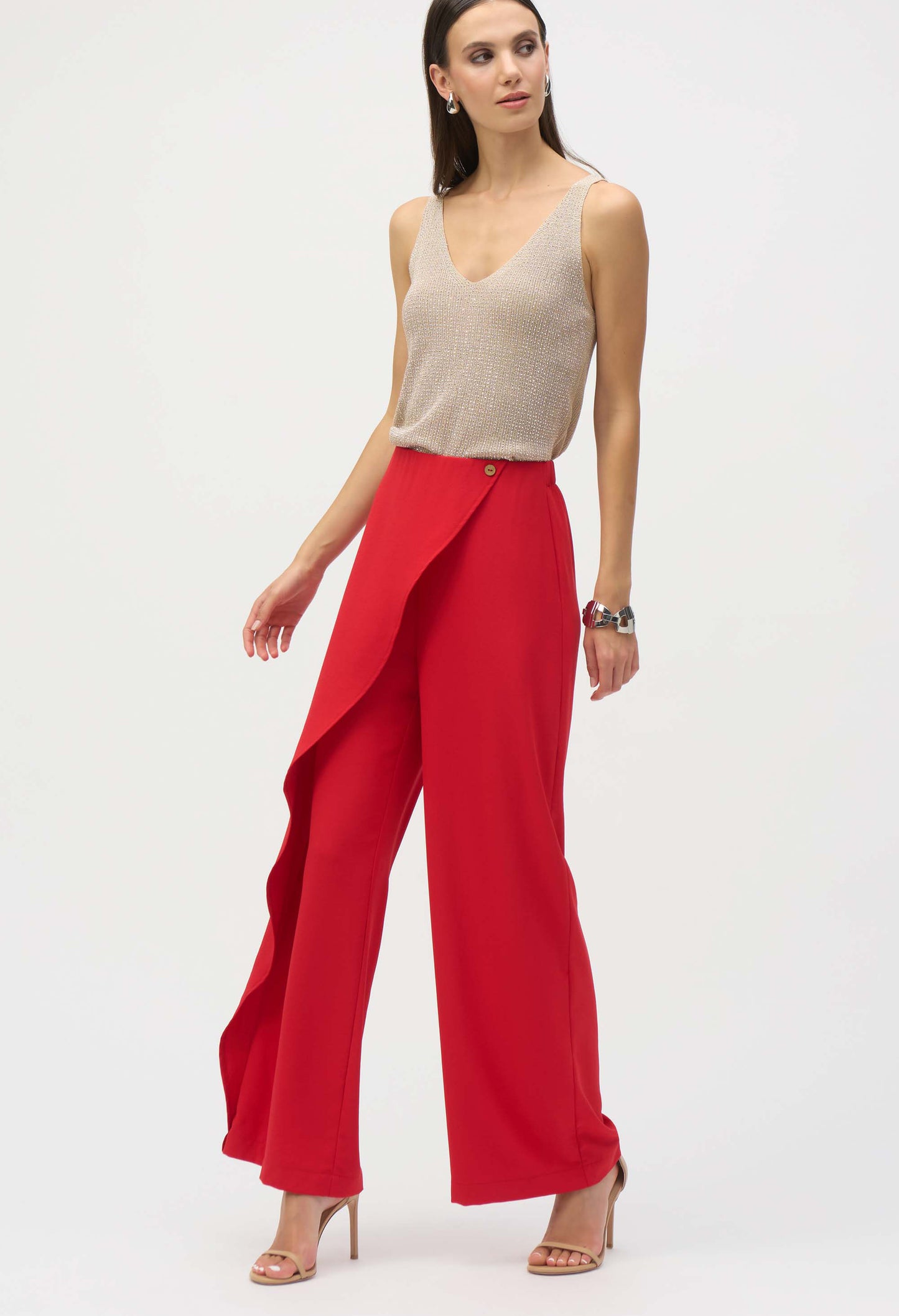 High-waisted Wide-leg Trousers