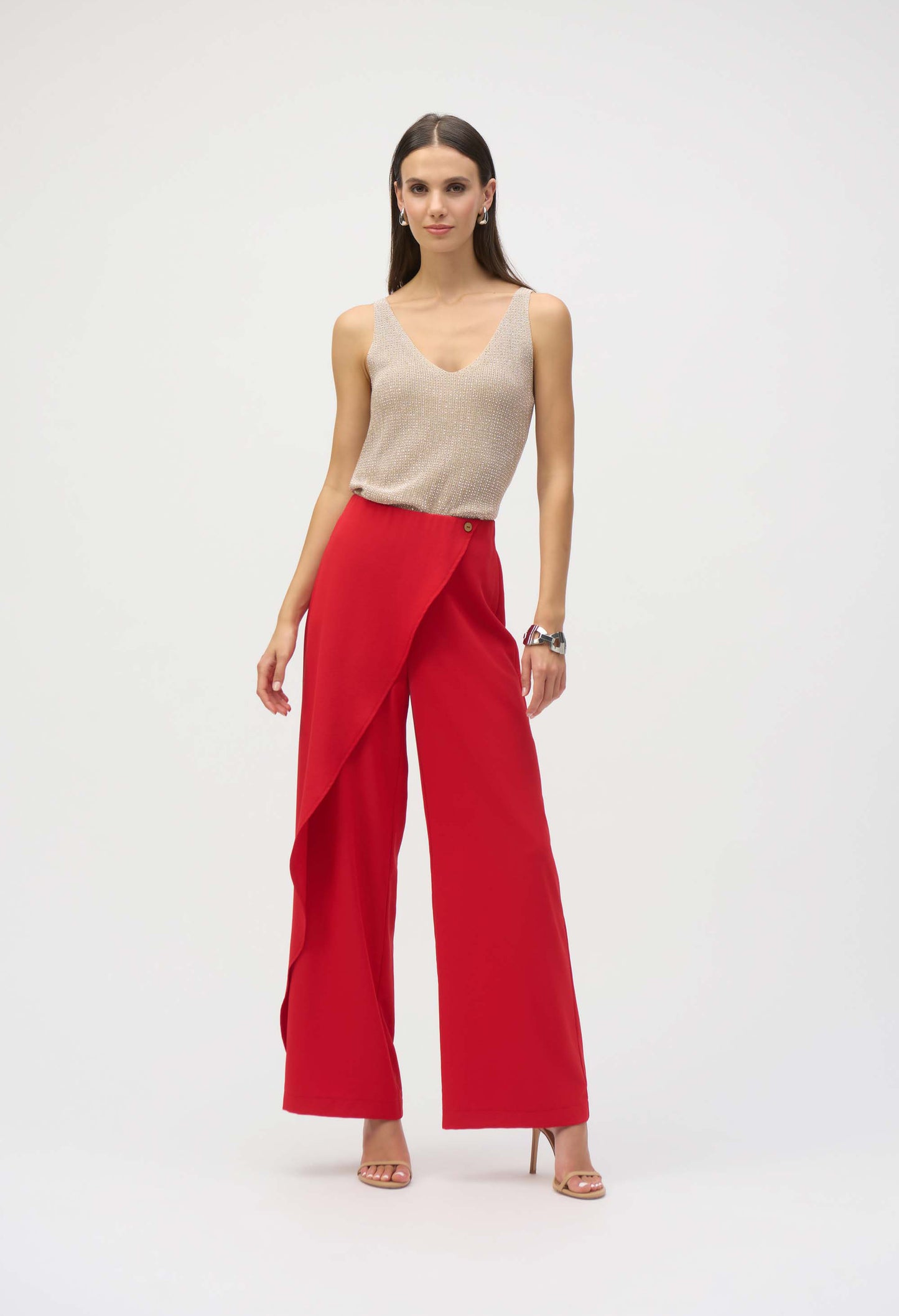 High-waisted Wide-leg Trousers