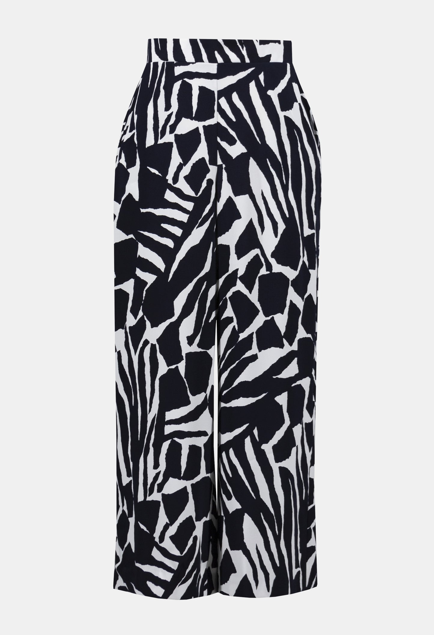 Wide-leg Abstract Trousers