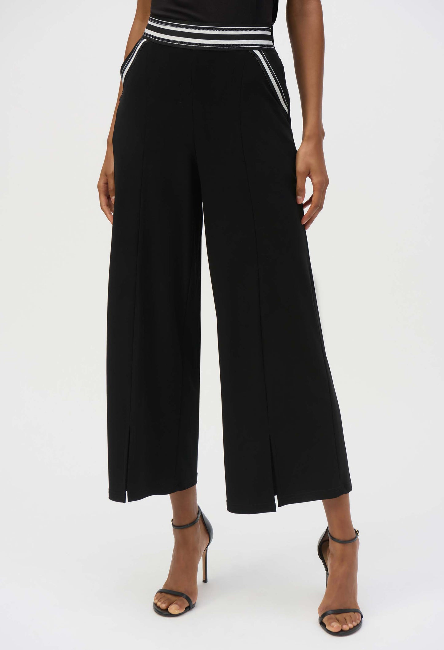 Wide-leg Full-length Trousers