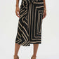 High-waist Midi Wrap Skirt