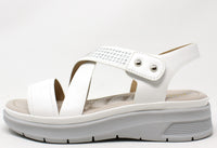 Diamante Cross Strap Sandal