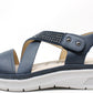 Diamante Cross Strap Sandal