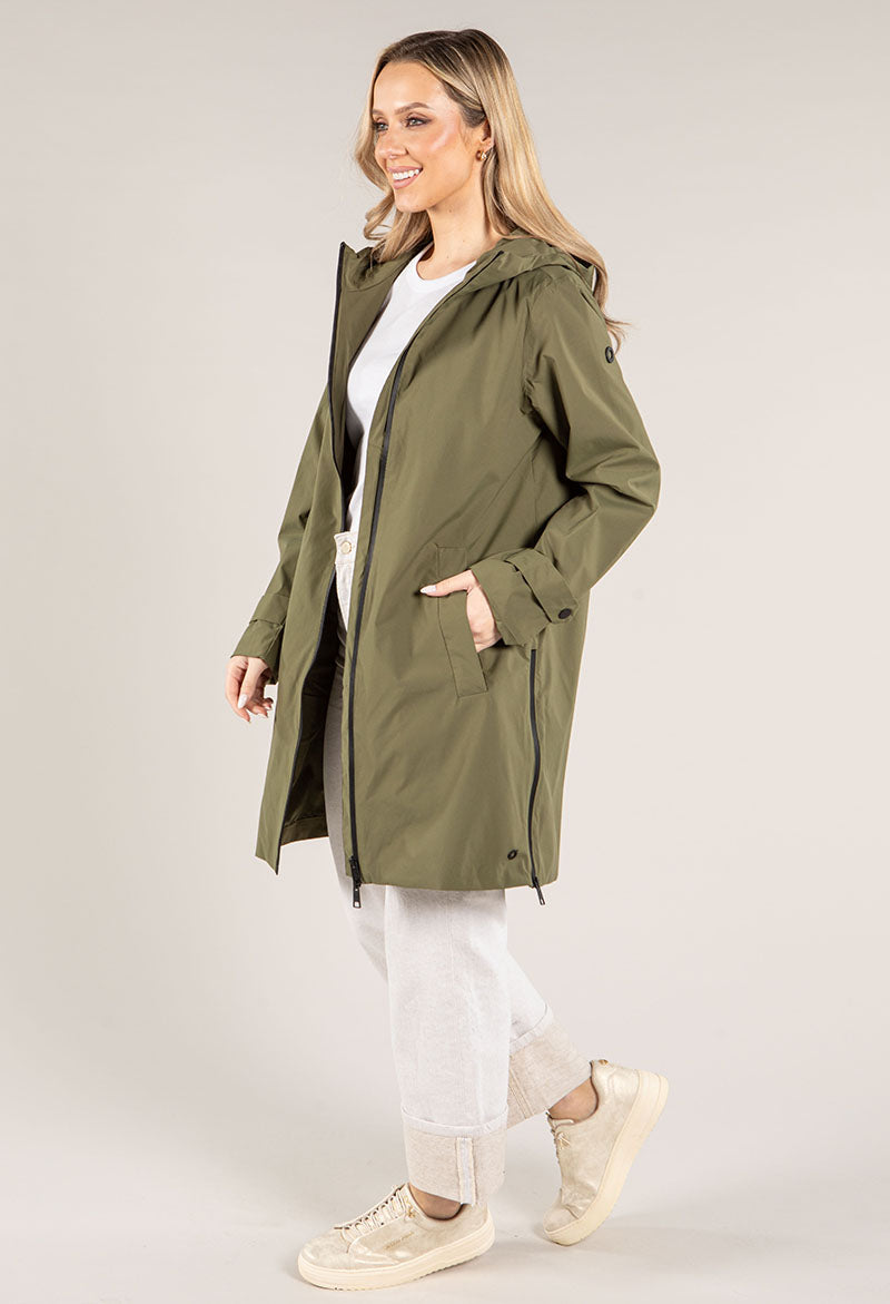 Hooded Rain Coat