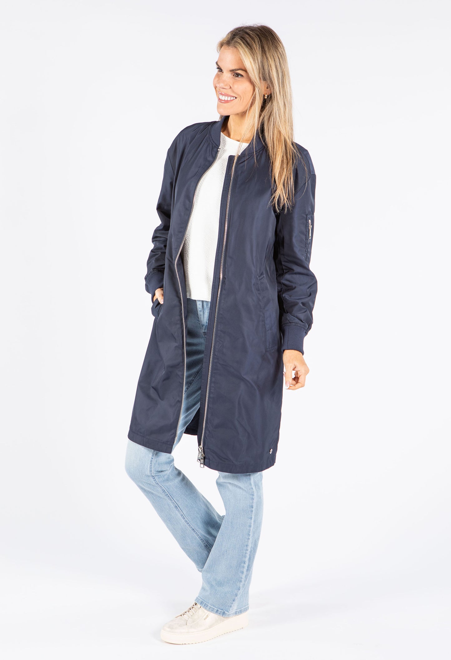 Longline Bomber Jacket