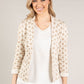 Dotted Single Breasted Blazer